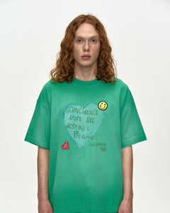 ANDERSSON BELL ハートプリント Tシャツ Sサイズ Andersson Bell Unisex Heart Kelly Logo T-Shirt in White | FWRD