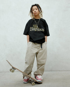 기타 (ESSENTIAL) UNISEX SUN DANCE T-SHIRT atb1401u(BLACK)