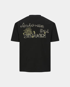 기타 (ESSENTIAL) UNISEX SUN DANCE T-SHIRT atb1401u(BLACK)