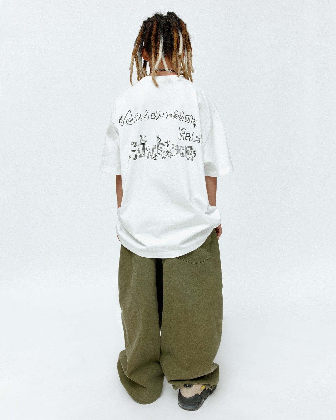 기타 (ESSENTIAL) UNISEX SUN DANCE T-SHIRT atb1402u(WHITE)