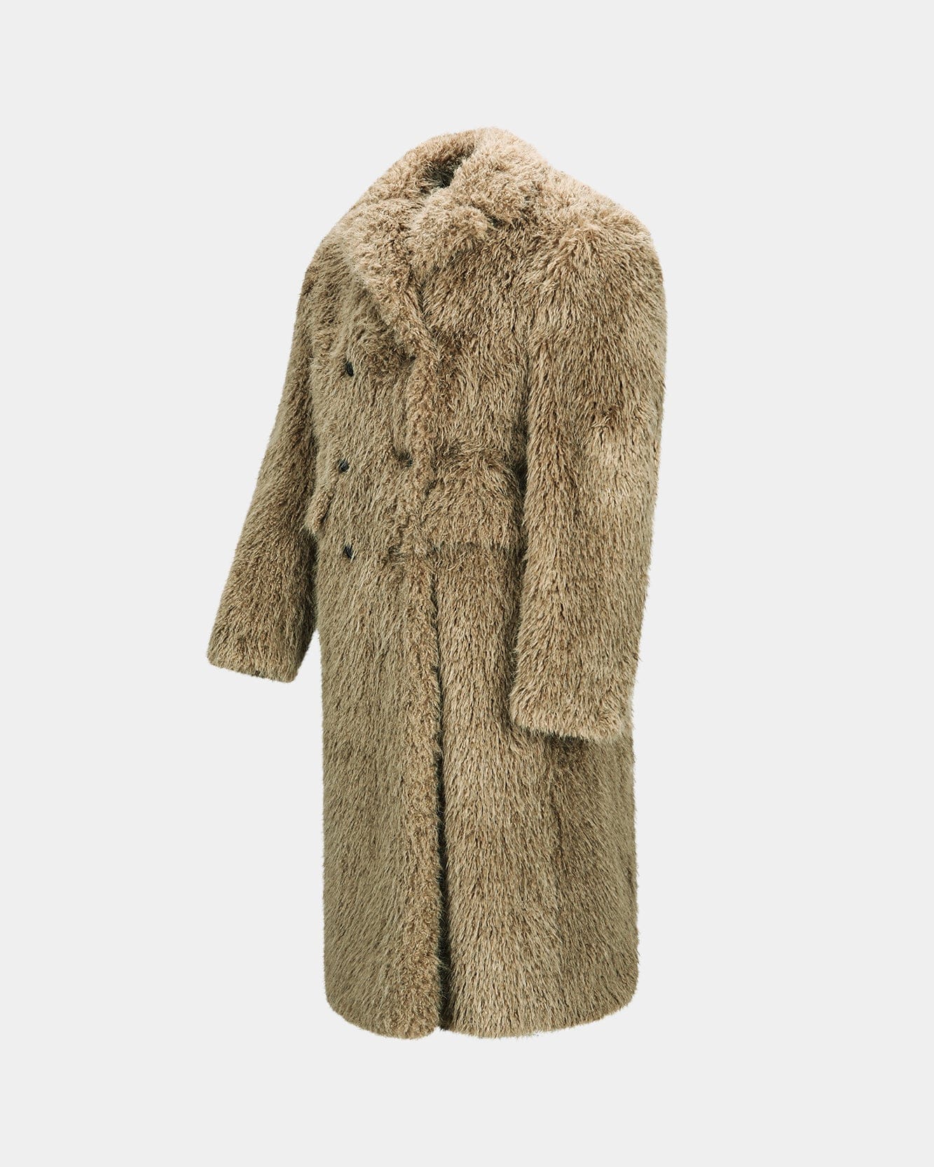 기타 FIELDS FUR BUTTONS COAT awa727w(KHAKI)