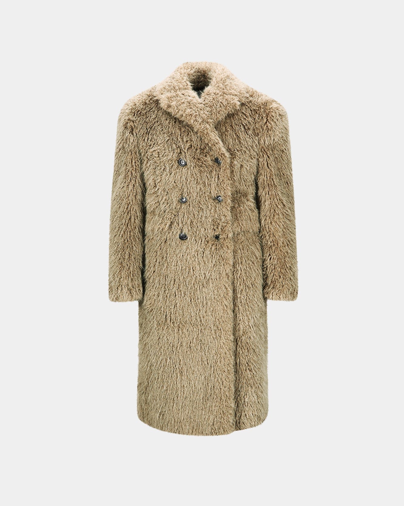 기타 FIELDS FUR BUTTONS COAT awa727w(KHAKI)