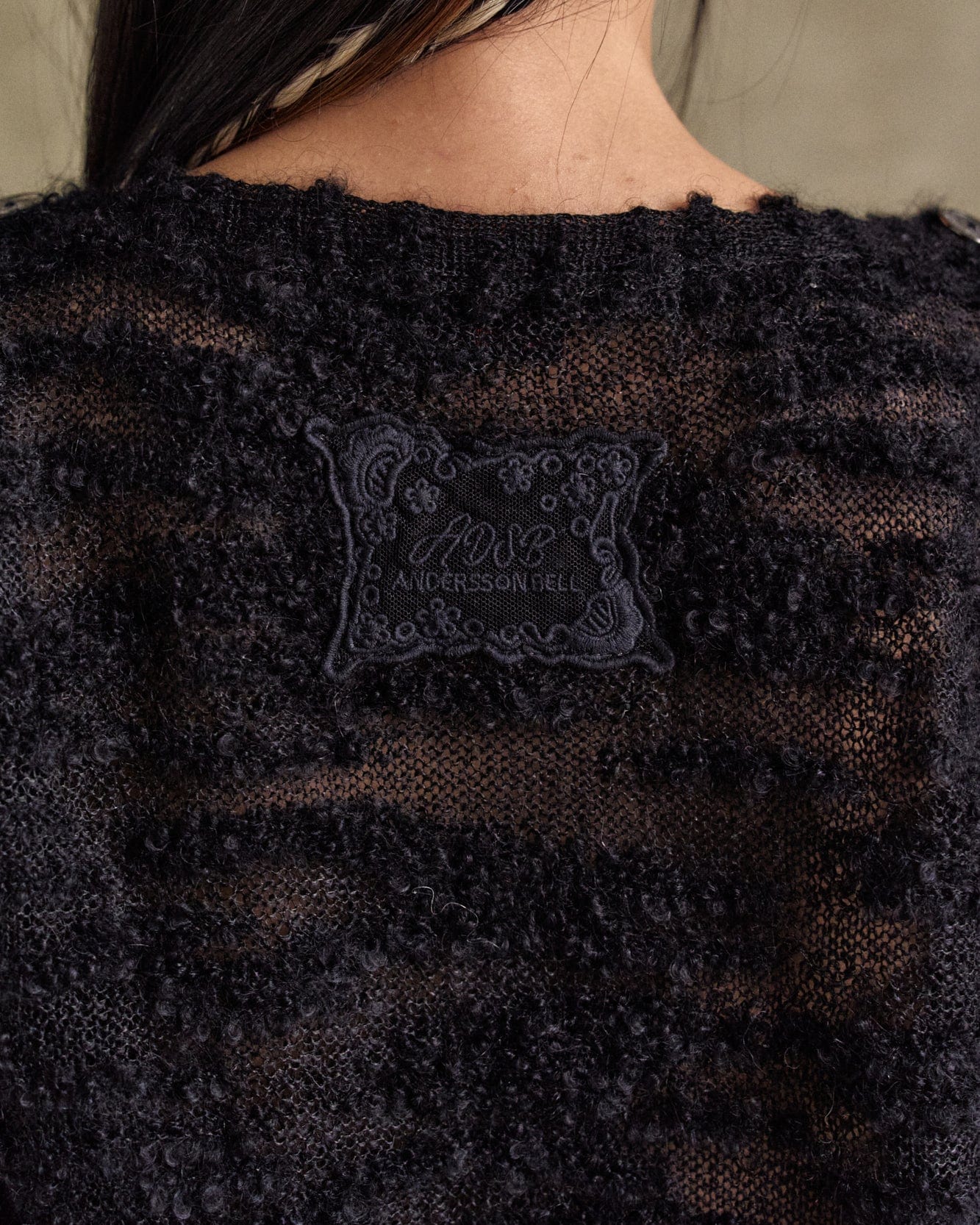 기타 FIFI BUTTON PULLOVER KNIT atb1261w(BLACK)