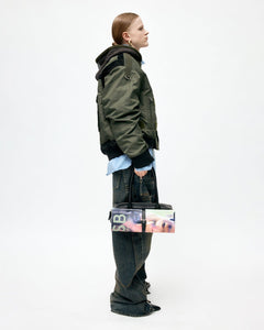 기타 FLIGHT LAYERED WASHED BOMBER JACKET awa708m(KHAKI)
