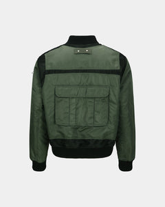 기타 FLIGHT LAYERED WASHED BOMBER JACKET awa708m(KHAKI)