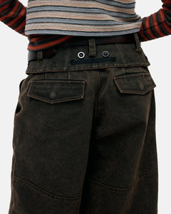 기타 FOLDED WORK PANTS apa851w(BROWN)