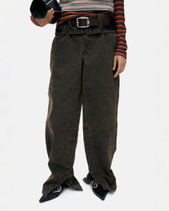 기타 FOLDED WORK PANTS apa851w(BROWN)