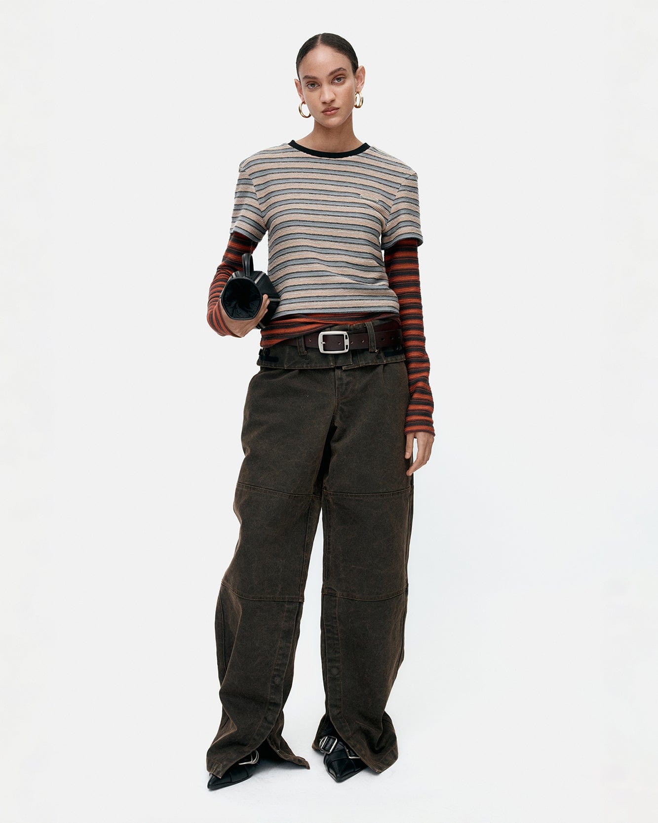 기타 FOLDED WORK PANTS apa851w(BROWN)