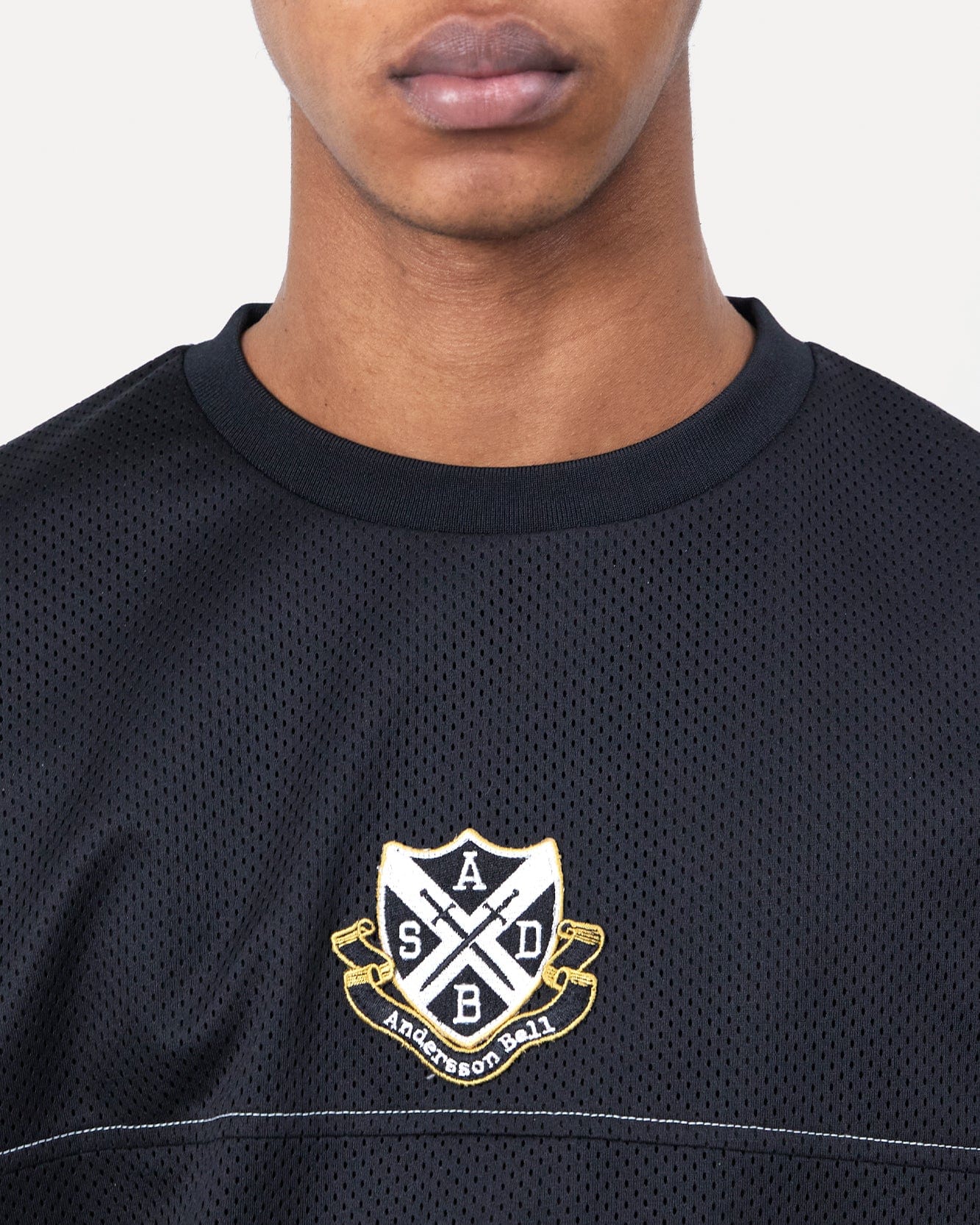 기타 FOOTBALL LAYERED LONG SLEEVE T-SHIRT atb1380m(BLACK)