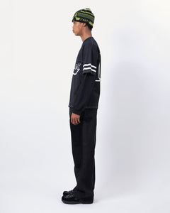 기타 FOOTBALL LAYERED LONG SLEEVE T-SHIRT atb1380m(BLACK)