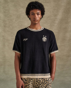 기타 FOOTBALL SHORT SLEEVE SWEATER atb1285m(BLACK)