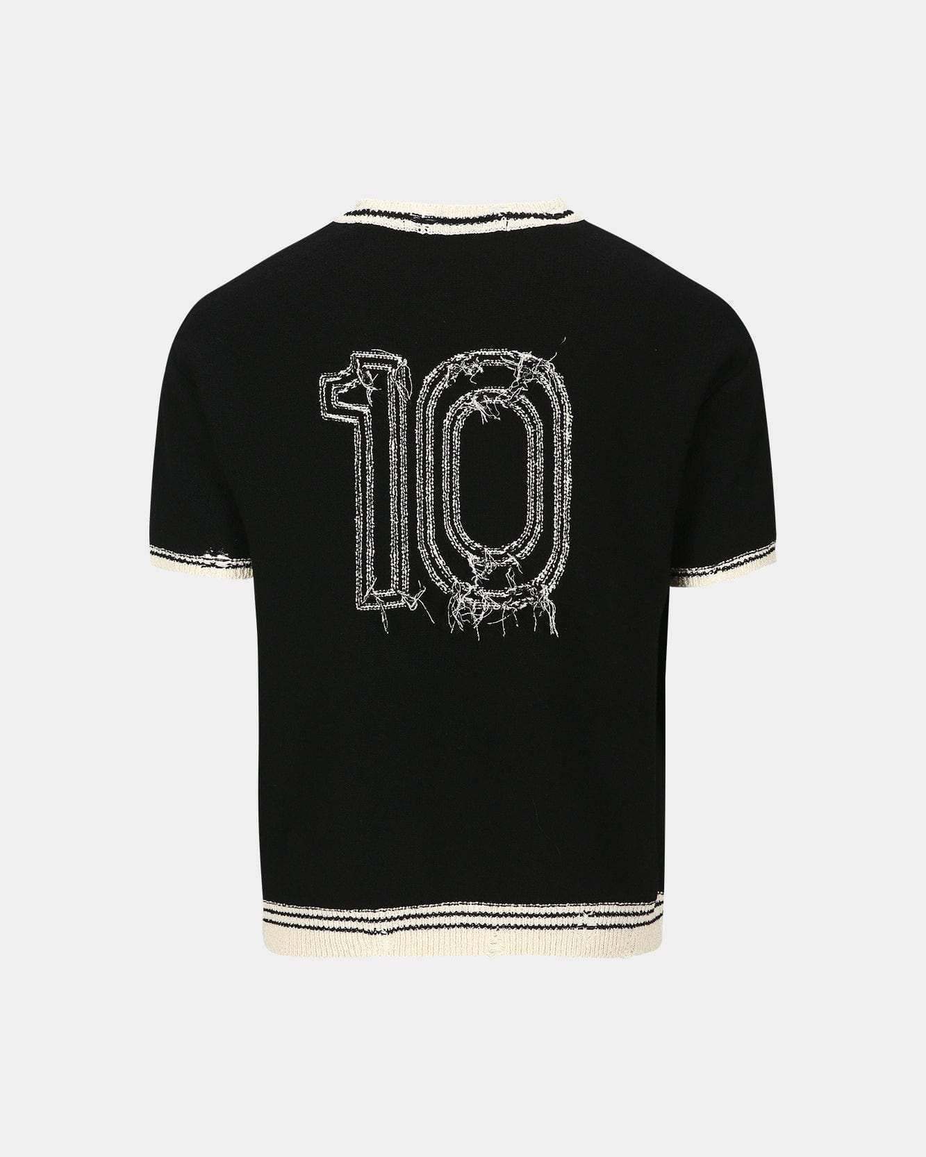 기타 FOOTBALL SHORT SLEEVE SWEATER atb1285m(BLACK)