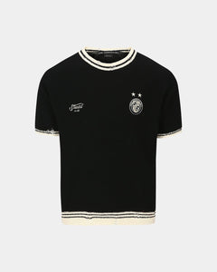 기타 FOOTBALL SHORT SLEEVE SWEATER atb1285m(BLACK)