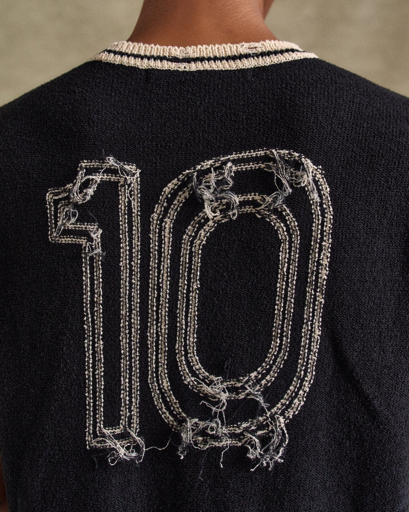 기타 FOOTBALL SHORT SLEEVE SWEATER atb1285m(BLACK)