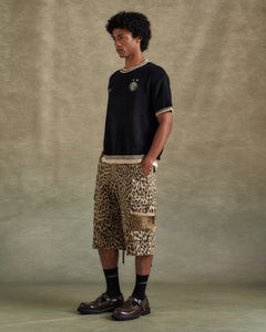기타 FOOTBALL SHORT SLEEVE SWEATER atb1285m(BLACK)