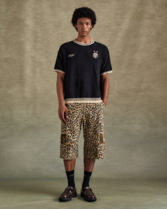 기타 FOOTBALL SHORT SLEEVE SWEATER atb1285m(BLACK)