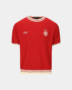 기타 FOOTBALL SHORT SLEEVE SWEATER atb1285m(RED)