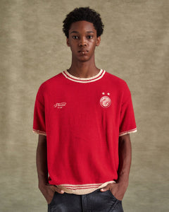 기타 FOOTBALL SHORT SLEEVE SWEATER atb1285m(RED)