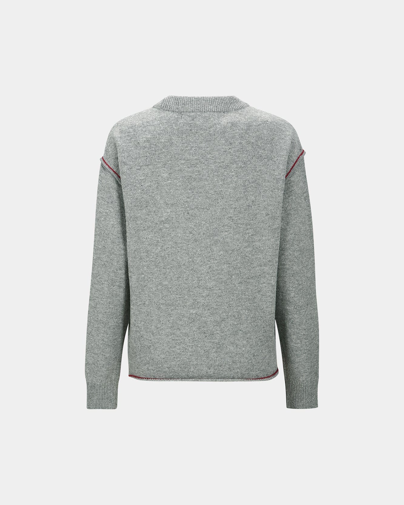 기타 FRUIT INTARSIA CREWNECK SWEATER atb1384w(GREY)