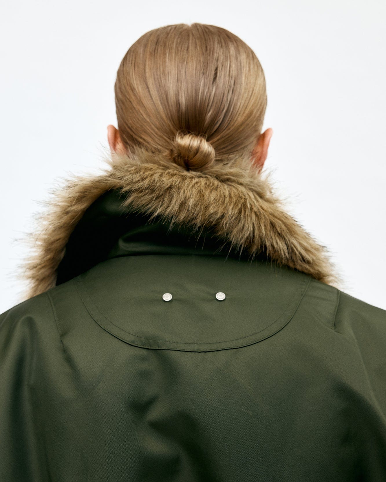 기타 FUR COLLAR MA-1 BOMBER awa737u(KHAKI)