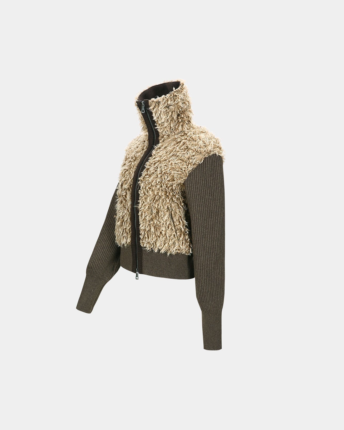 기타 FUR COMBO KNIT TOP atb1392w(BEIGE)