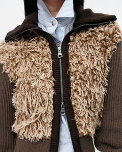 기타 FUR COMBO KNIT TOP atb1392w(BEIGE)