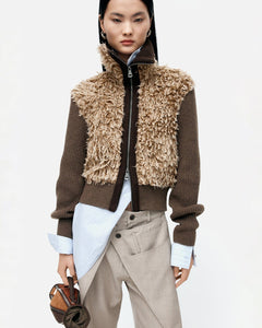 기타 FUR COMBO KNIT TOP atb1392w(BEIGE)