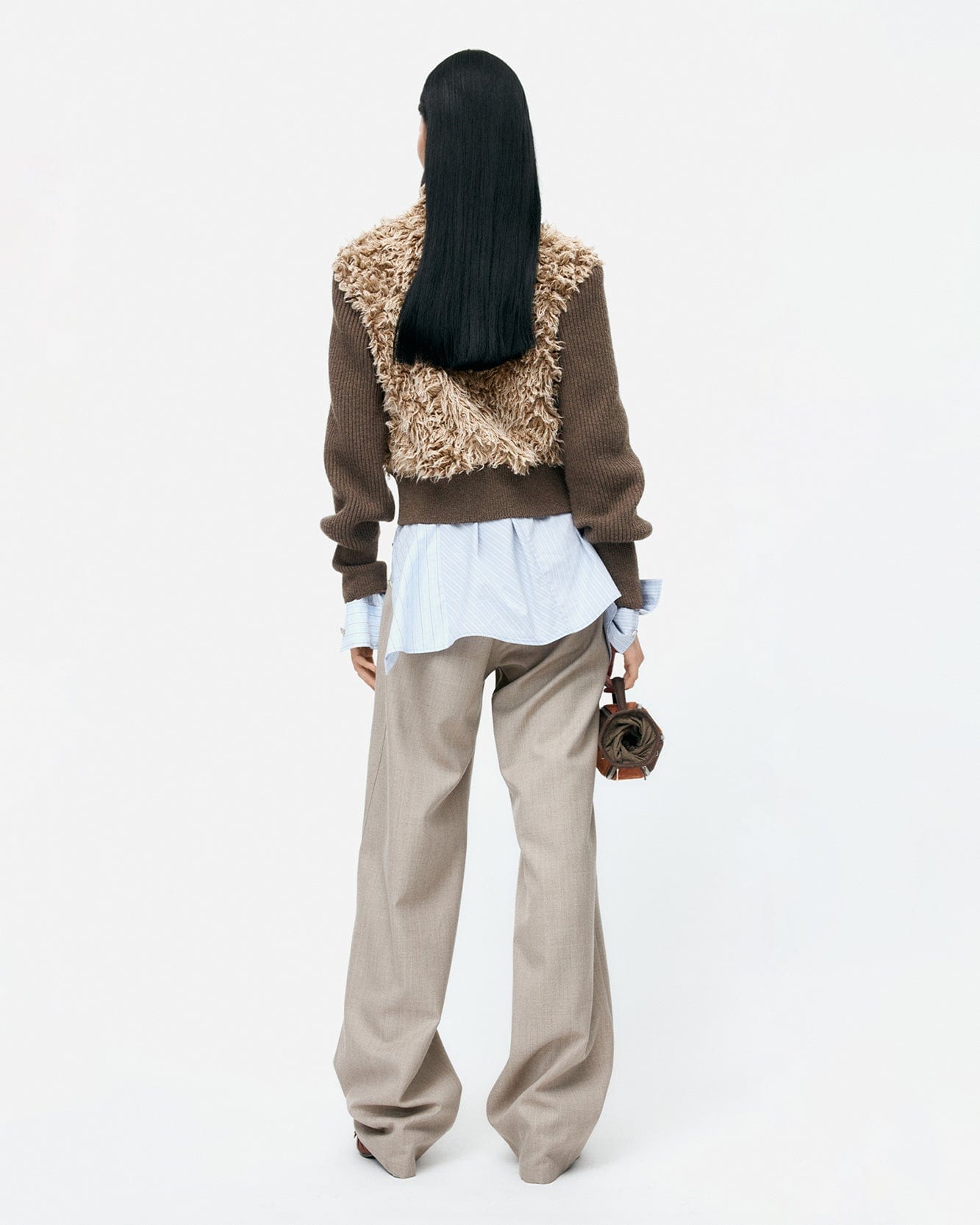 기타 FUR COMBO KNIT TOP atb1392w(BEIGE)
