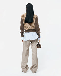 기타 FUR COMBO KNIT TOP atb1392w(BEIGE)