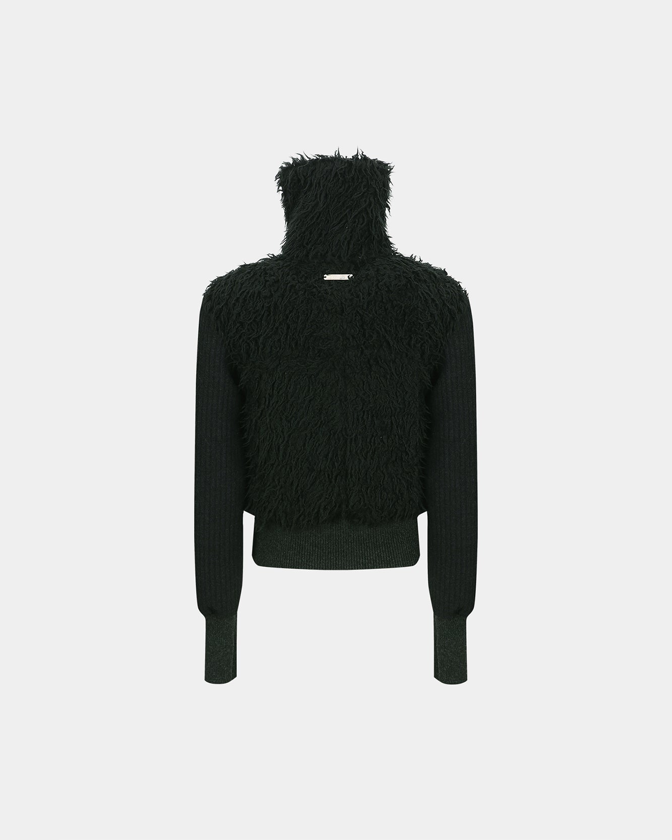 기타 FUR COMBO KNIT TOP atb1393w(BLACK)