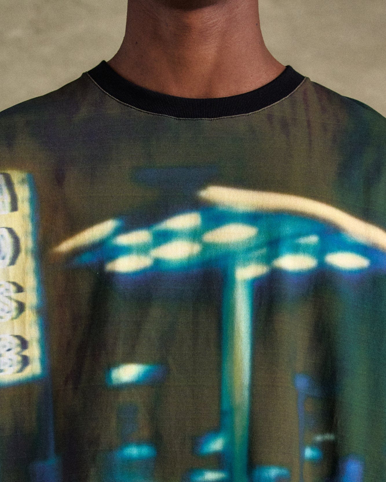 기타 GAS STATION LOGO T-SHIRTS atb1289m(BLACK)