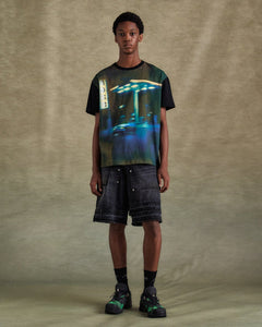 기타 GAS STATION LOGO T-SHIRTS atb1289m(BLACK)