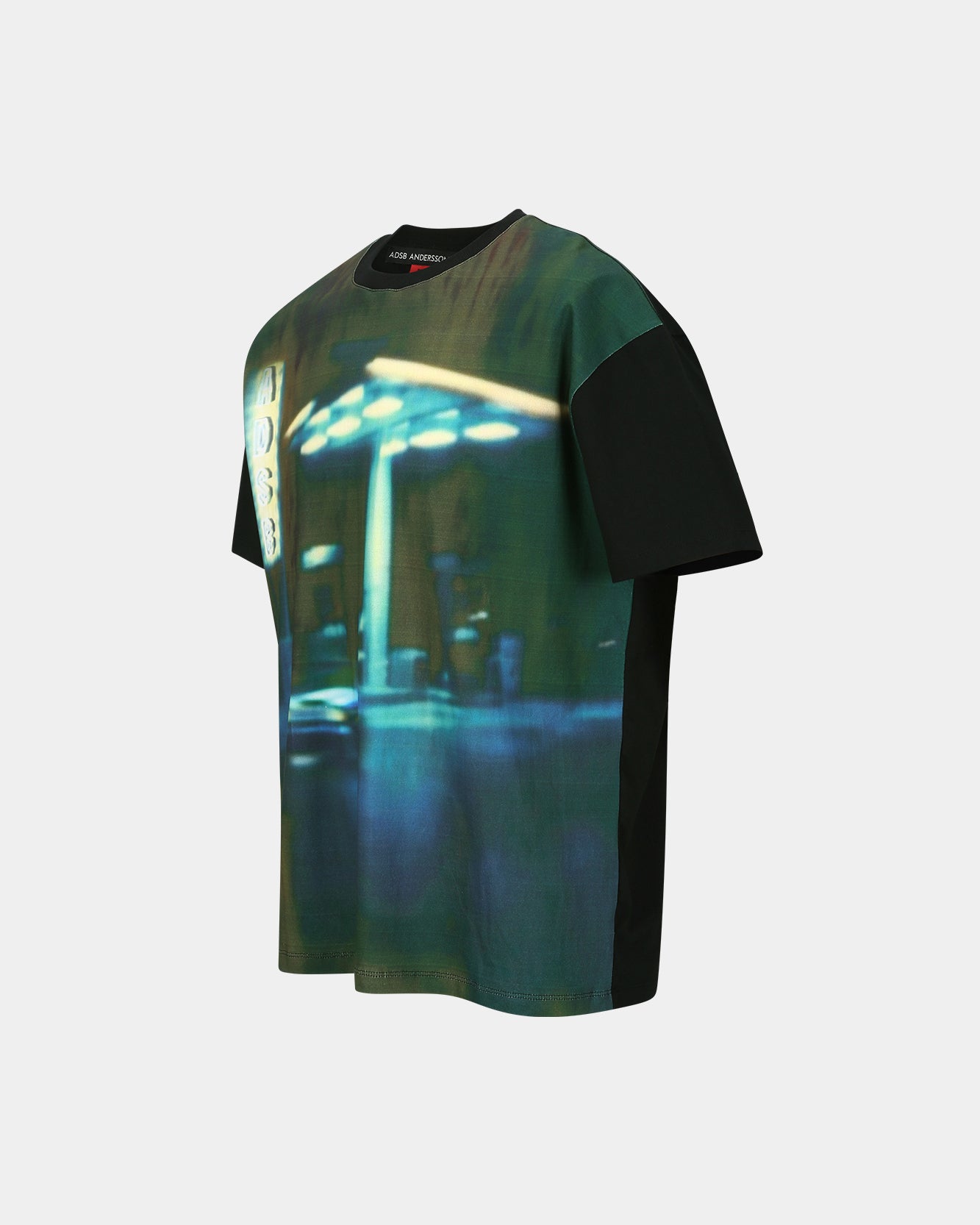 기타 GAS STATION LOGO T-SHIRTS atb1289m(BLACK)
