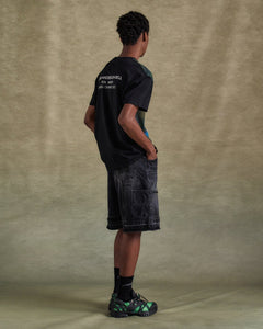 기타 GAS STATION LOGO T-SHIRTS atb1289m(BLACK)