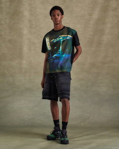 기타 GAS STATION LOGO T-SHIRTS atb1289m(BLACK)