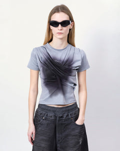 기타 GATHERED HOODIE JERSEY TOP atb1395w(GREY)