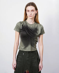 기타 GATHERED HOODIE JERSEY TOP atb1395w(KHAKI)