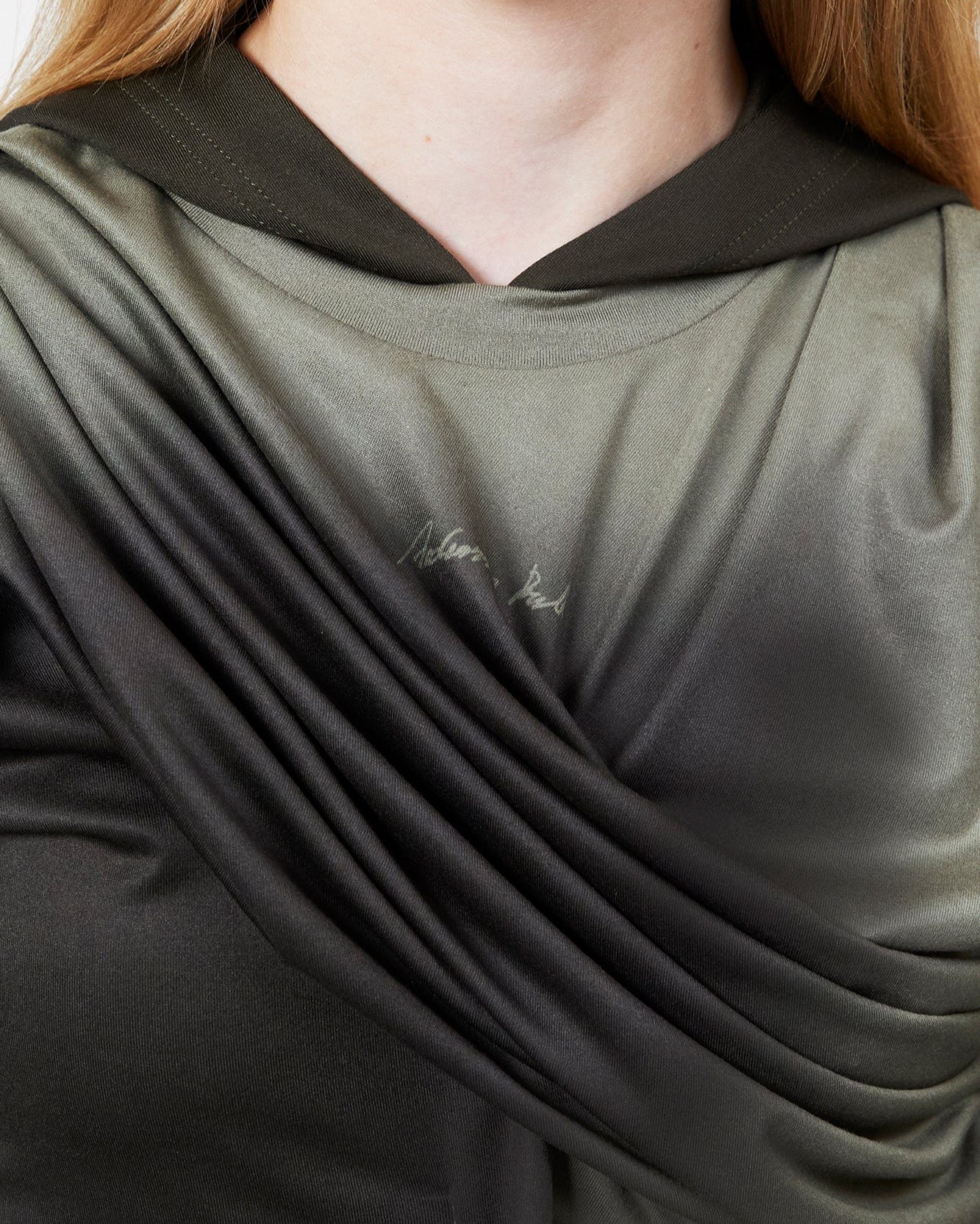 기타 GATHERED HOODIE JERSEY TOP atb1395w(KHAKI)