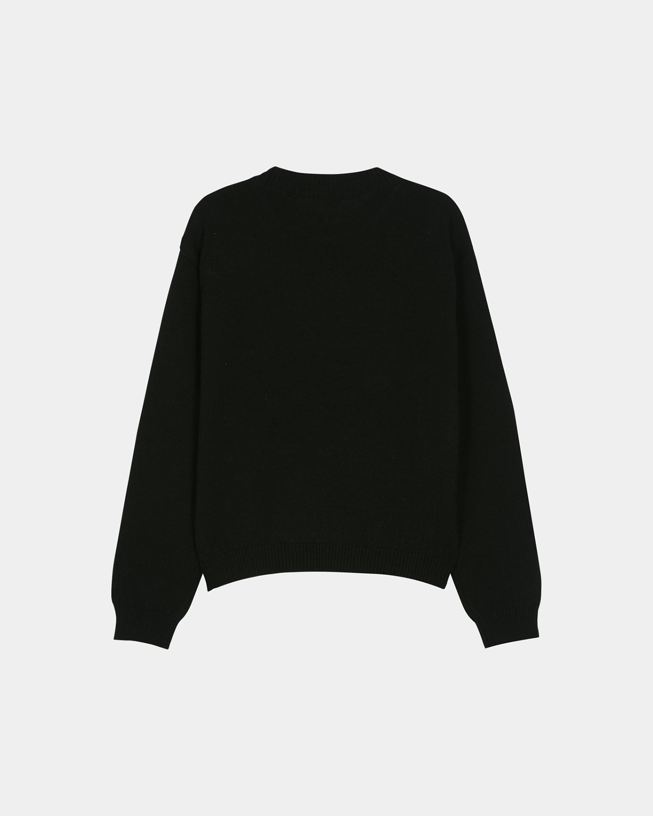 기타 GIRLS HEART MESSAGE CREW-NECK SWEATER atb1464w(BLACK)