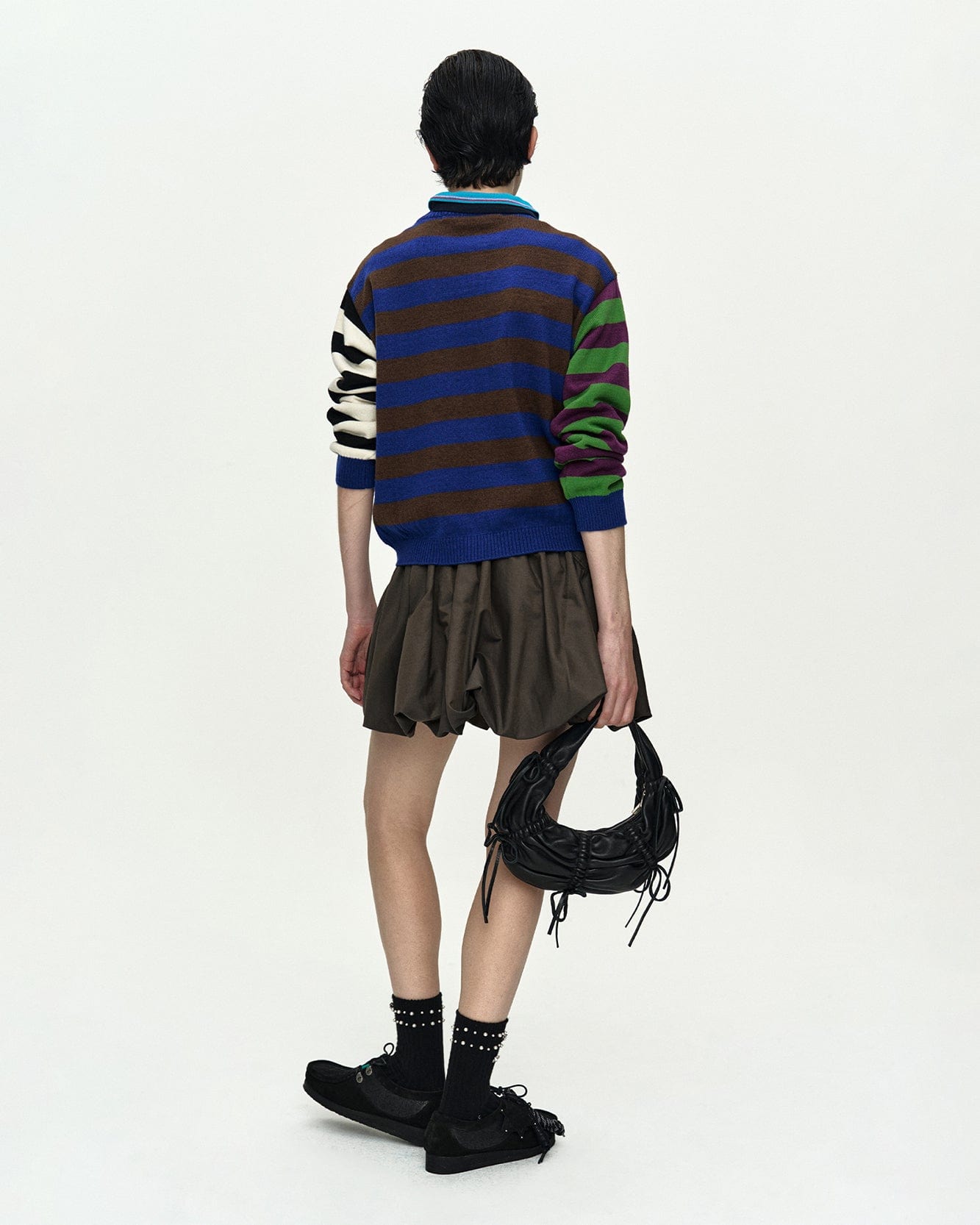 기타 GIRLS HEART MESSAGE CREW-NECK SWEATER atb1464w(BLUE/GREEN)