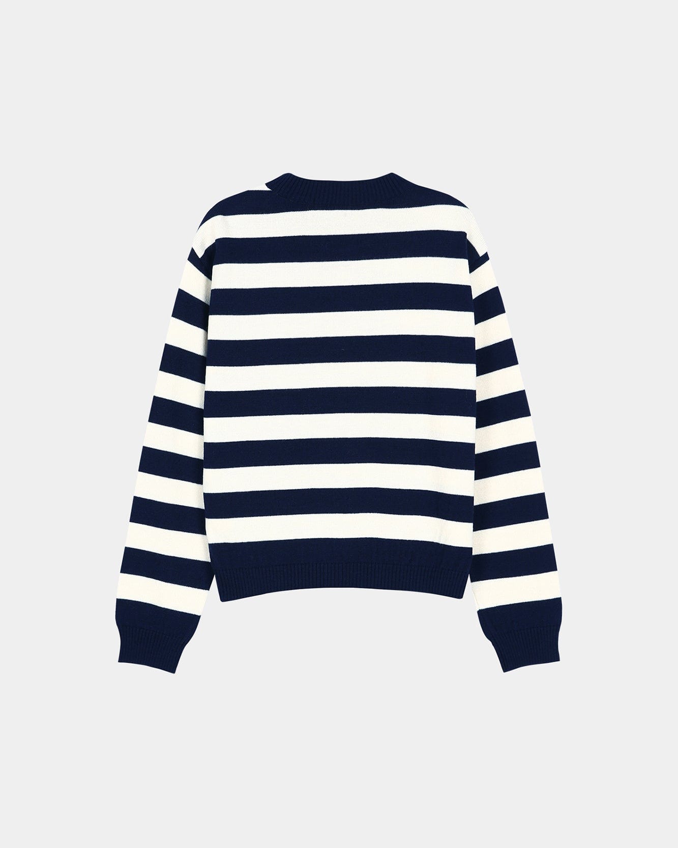 기타 GIRLS HEART MESSAGE CREW-NECK SWEATER atb1464w(NAVY/IVORY)
