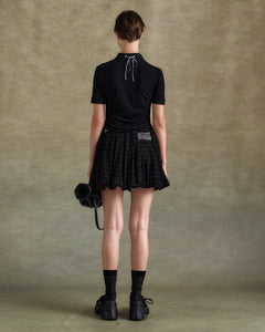 기타 HALTER STRING PIQUÉ POLO SHIRTS atb1255w(BLACK)