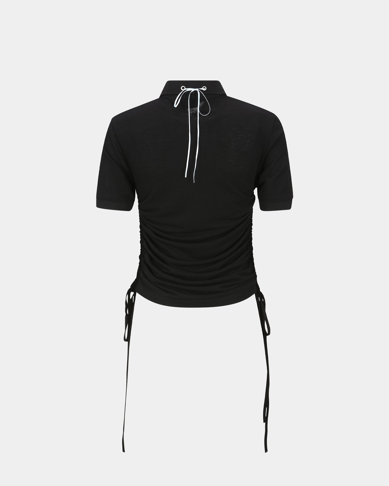 기타 HALTER STRING PIQUÉ POLO SHIRTS atb1255w(BLACK)