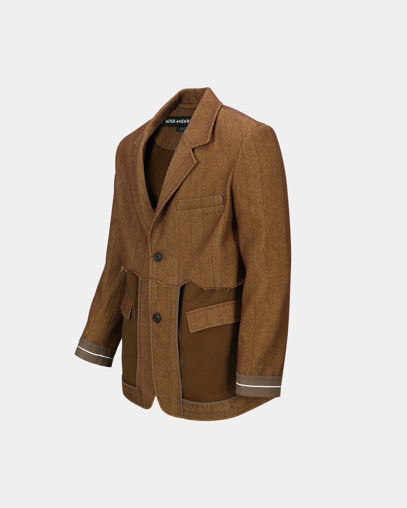 기타 INSIDE OUT BROWN SHEER JACKET awa699u(BROWN)