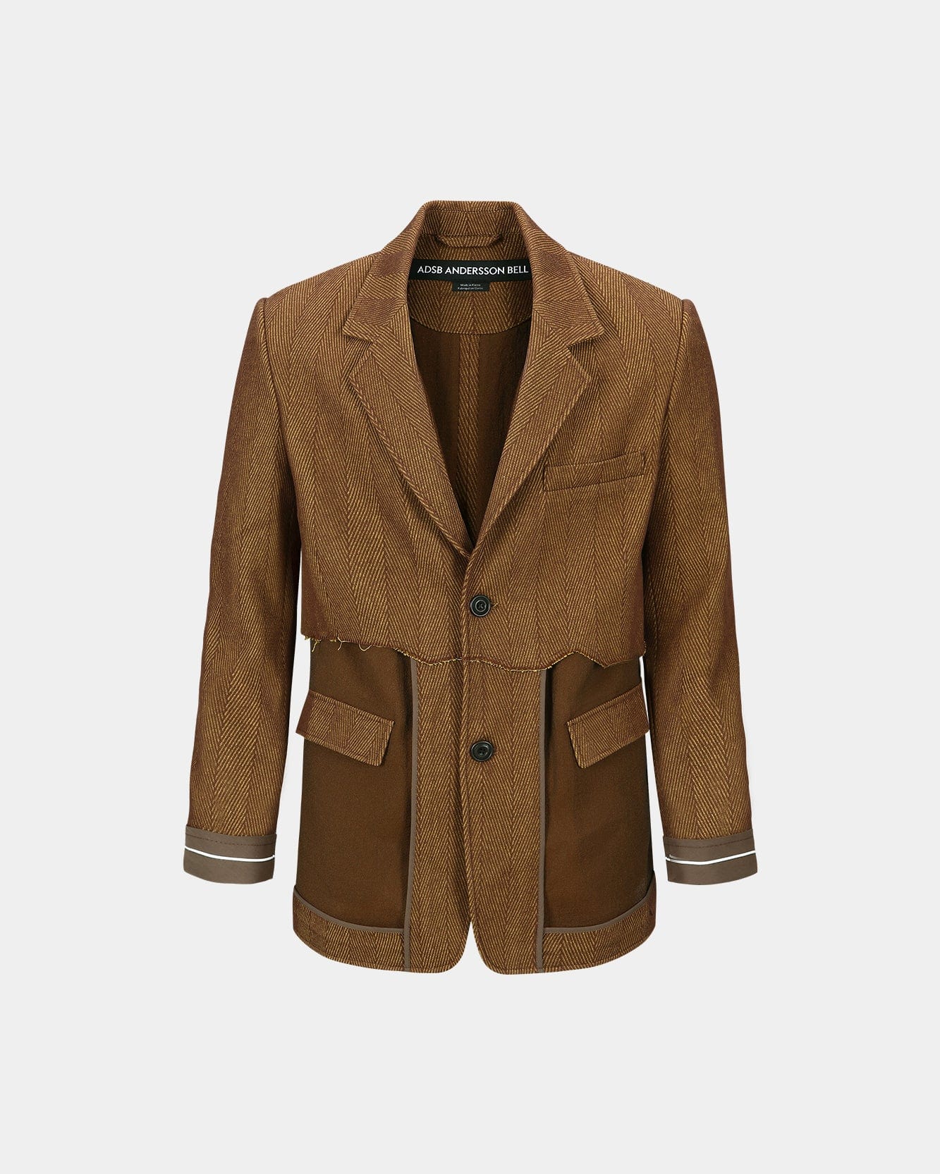 기타 INSIDE OUT BROWN SHEER JACKET awa699u(BROWN)