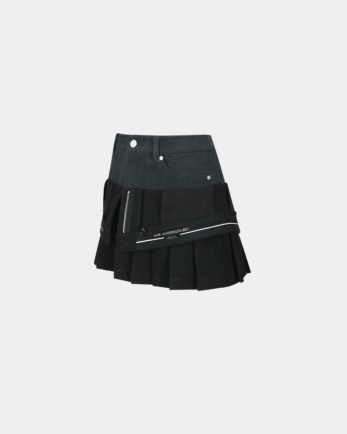 기타 INSIDE OUT PLEATS SKIRT apa844w(BLACK)