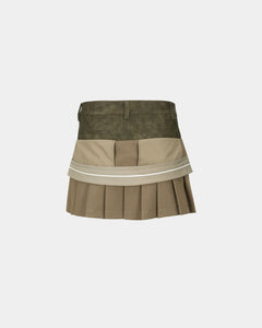 기타 INSIDE OUT PLEATS SKIRT apa845w(BEIGE)