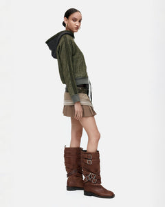 기타 INSIDE OUT PLEATS SKIRT apa845w(BEIGE)