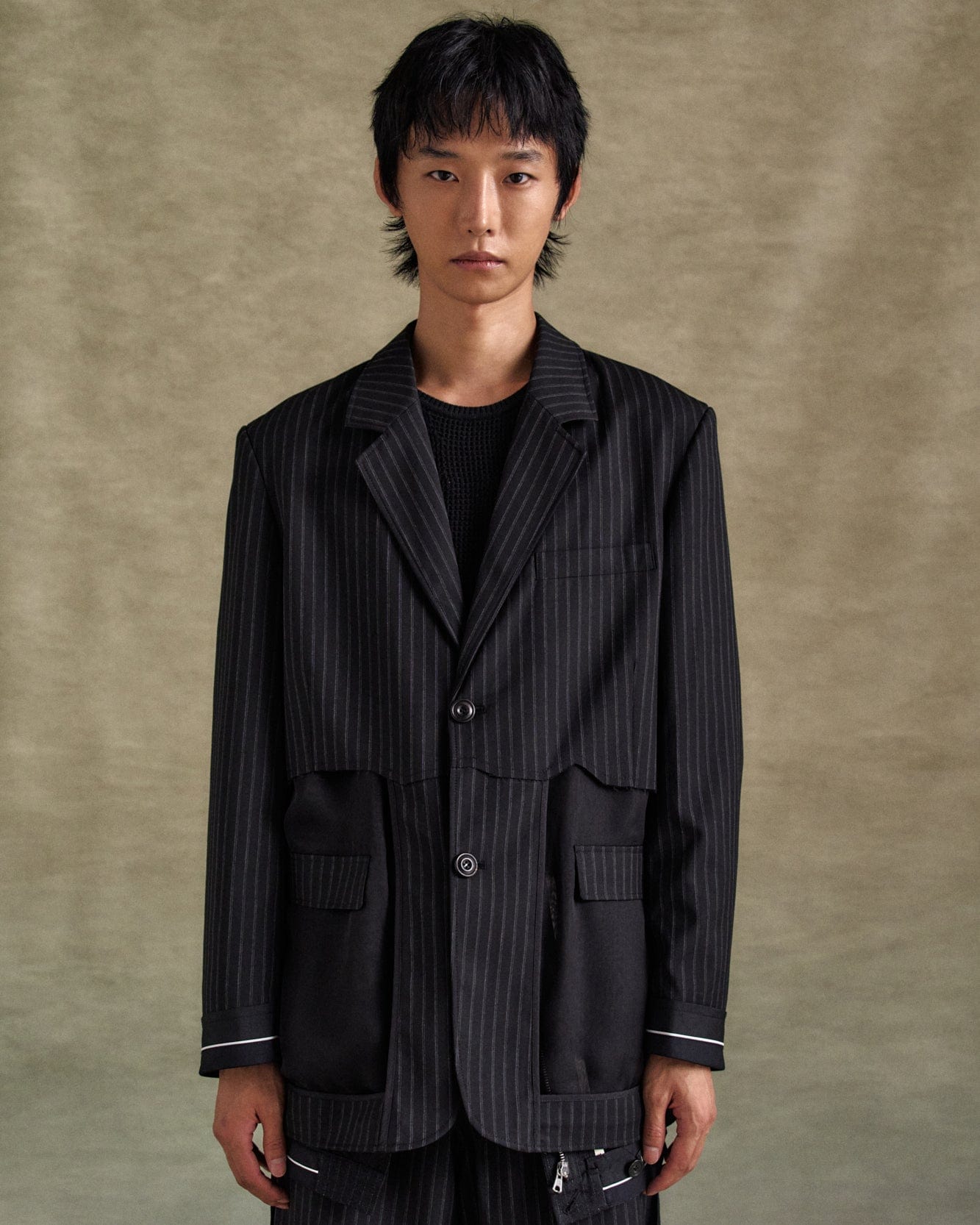 Andersson Bell Amanes Crewneck Sweater in Black | SVD