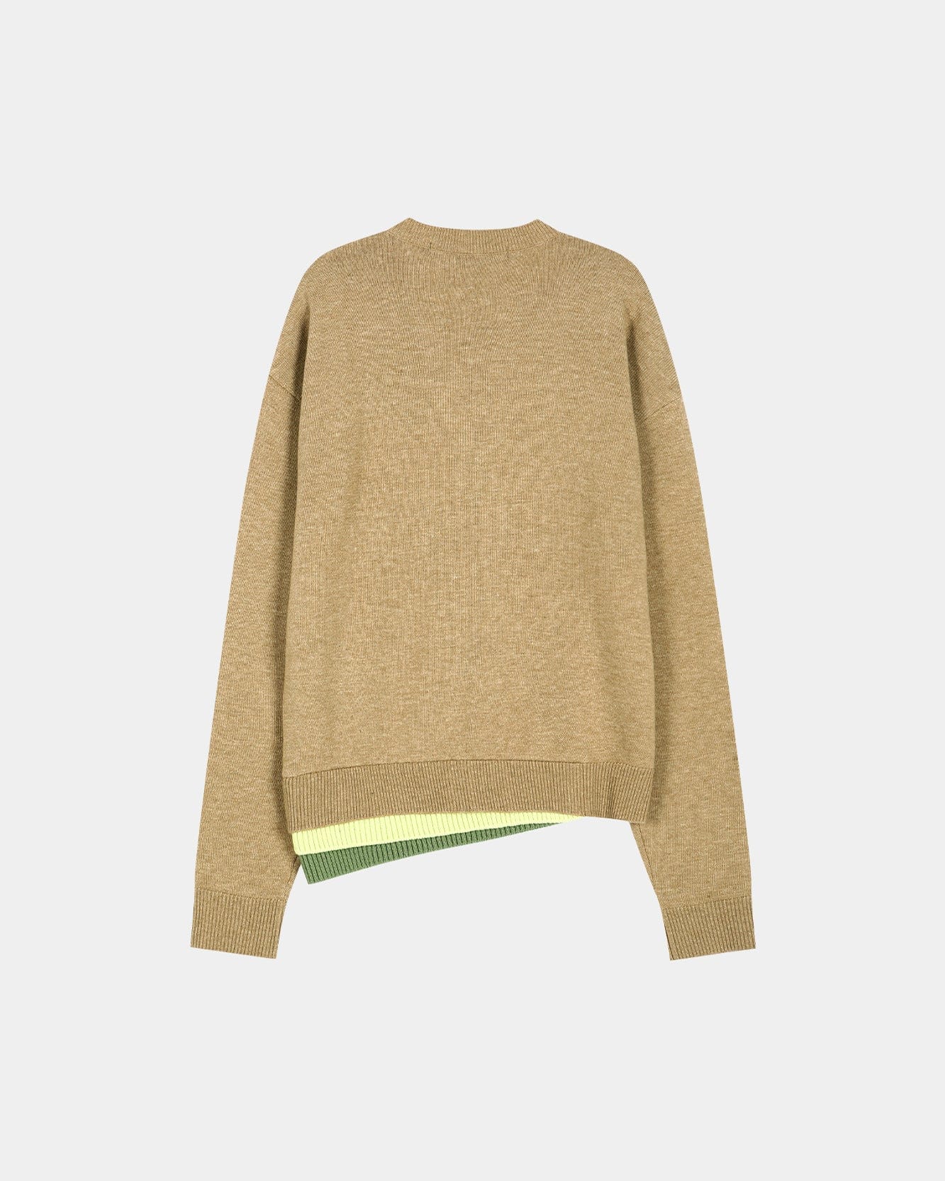LAYERED CARDIGAN atb1411m(CAMEL) – Andersson Bell